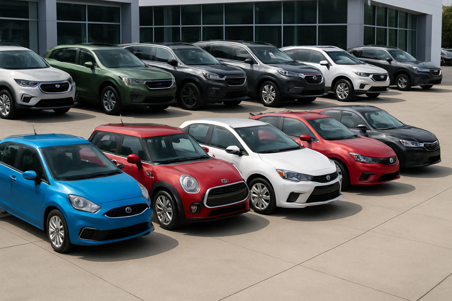 small cars and suvs